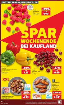 Fleisch im Kaufland Prospekt "Hier bin ich richtig" mit 66 Seiten (Halle (Saale))