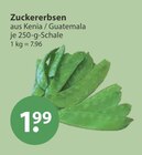 Erbsen im V-Markt Prospekt Zuckererbsen im aktuellen V-Markt Prospekt für 1,99 €
