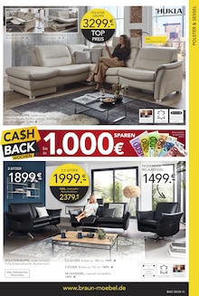 Sofa im BRAUN Möbel-Center Prospekt "CA$H BACK WOCHEN" mit 20 Seiten (Reutlingen)