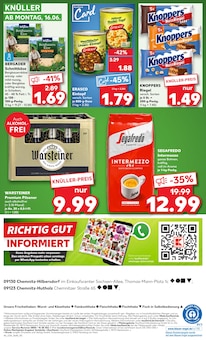 Warsteiner im aktuellen Kaufland Prospekt (Chemnitz) Warsteiner im Kaufland Prospekt "Aktuelle Angebote" mit 54 Seiten (Chemnitz)