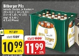 Pils im Angebot bei E center in Borken Pils Angebote von Bitburger bei E center Borken für 10,99 €