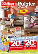 Höffner Prospekt für Berlin mit 20 Seiten Höffner Prospekt für Berlin: "Polster-Spezial", 20 Seiten, 14.10.2020 - 27.10.2020