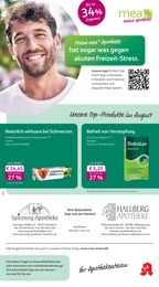 Aktueller mea - meine apotheke Apotheken Prospekt für München-Flughafen: Unsere August-Angebote mit 4} Seiten, 01.08.2026 - 31.08.2026