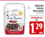 Feinster Back-Zucker Angebote von Südzucker bei EDEKA Heidenheim für 1,29 €