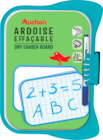ARDOISE BLANCHE + ACCESSOIRES - AUCHAN en promo chez Auchan Hypermarché Toulouse à 1,79 €