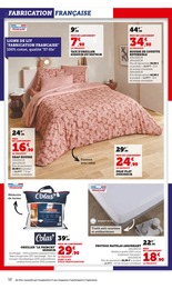 Prix et réduction Protège-Matelas dans le prospectus Super U en cours Offre Protège-Matelas dans le catalogue Super U du moment à la page 12