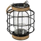 Lanterne fil microLED métal H.17.5cm - Marque Atmosphera dans le catalogue Maxi Bazar