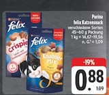 felix Katzensnack im Angebot bei EDEKA in Weimar felix Katzensnack Angebote von Purina bei EDEKA Weimar für 0,88 €