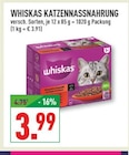 Katzennassnahrung Angebote von Whiskas bei Marktkauf Recklinghausen für 3,99 €