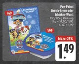 Streich-Creme im Angebot bei EDEKA in Schwabach Streich-Creme Angebote von Paw Patrol bei EDEKA Schwabach für 1,49 €