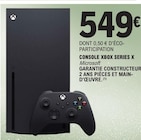 Console XBOX Series X - Microsoft dans le catalogue E.Leclerc