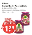 Rotkohl von Kühne im aktuellen V-Markt Prospekt für 1,29 €