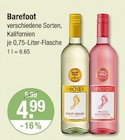 Pinot Grigio im V-Markt Prospekt Pinot Grigio von Barefoot im aktuellen V-Markt Prospekt für 4,99 €