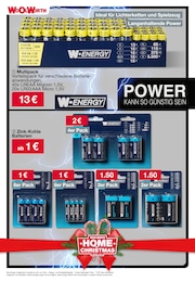 Woolworth Batterie im Prospekt 