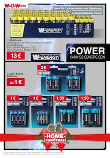 Batterie im Woolworth Prospekt "Aktuelle Angebote" mit 108 Seiten (Bielefeld)