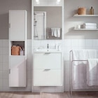 Castorama Lille - Promo Meuble sous-vasque suspendu blanc l. 60 cm GoodHome Nava + plan vasque(r) blanc céramique Opah Promo Meuble sous-vasque suspendu blanc l. 60 cm GoodHome Nava + plan vasque(r) blanc céramique Opah à 124,90 € dans le catalogue Castorama à Lille