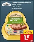 Leberwurst oder Teewurst im Angebot bei Netto Marken-Discount in Leverkusen Leberwurst oder Teewurst Angebote von Rohmayer bei Netto Marken-Discount Leverkusen für 1,11 €
