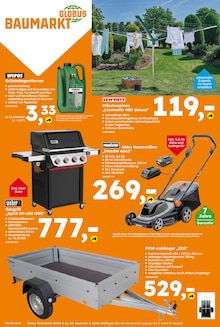 Gasgrill im Globus-Baumarkt Prospekt "Immer eine Idee besser" mit 16 Seiten (Leipzig)