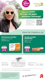 mea - meine apotheke Prospekt für Karlsruhe mit 4 Seiten mea - meine apotheke Prospekt für Karlsruhe: "Unsere Juli-Angebote", 4 Seiten, 01.07.2025 - 31.07.2025