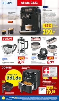 Kaffeevollautomat im Lidl Prospekt "LIDL LOHNT SICH" mit 57 Seiten (Ingolstadt)