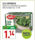 Grünkohl von Iglo für 1,14 € bei Marktkauf im Angebot Grünkohl von Iglo im aktuellen Marktkauf Prospekt