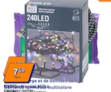 Guirlande lumineuse multicolore dans le catalogue Action