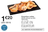 Crevettes cuites à Monoprix dans Argenteuil