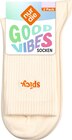 Crew Socken mit spicy-Stickerei beige Gr. 39-42 von nur die im aktuellen dm-drogerie markt Prospekt für 7,95 €