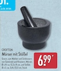 Mörser mit Stößel Angebote von CROFTON bei ALDI Nord Braunschweig für 6,99 €