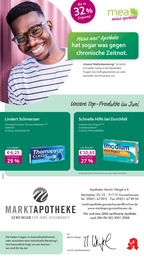 Aktueller mea - meine apotheke Apotheken Prospekt für Muhr: Unsere Juni-Angebote mit 4} Seiten, 01.06.2025 - 30.06.2025
