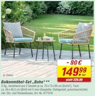 Balkonmöbel-Set Boho von  im aktuellen toom Baumarkt Prospekt für 149,99 €