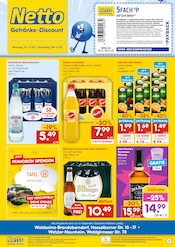 Aktueller Netto Marken-Discount Prospekt mit Jack Daniels, "DER ORT, AN DEM DU IMMER AUSGEZEICHNETE PREISE FINDEST.", Seite 1