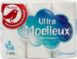 PAPIER TOILETTE ULTRA MOELLEUX AUCHAN - AUCHAN à 3,45 € dans le catalogue Auchan Hypermarché