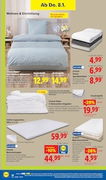 Lidl Matratzentopper im Prospekt 