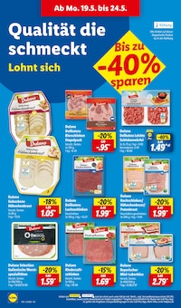 Wurst im aktuellen Lidl Prospekt (Lübeck) Wurst im Lidl Prospekt "LIDL LOHNT SICH" mit 66 Seiten (Lübeck)