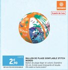 Ballon de plage gonflable Stitch - Mondo dans le catalogue Intermarché Super