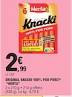 Original Knacki 100% Pur Porc - Herta à 2,99 € dans le catalogue E.Leclerc