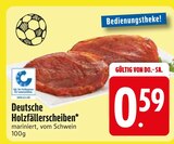 Deutsche Holzfällerscheiben im EDEKA Prospekt Deutsche Holzfällerscheiben von im aktuellen EDEKA Prospekt für 0,59 €