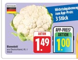 EDEKA Bergrheinfeld - Blumenkohl Angebot im Prospekt Blumenkohl bei EDEKA im Bergrheinfeld Prospekt für 1,00 €