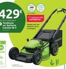 Promo Tondeuse sur batterie tractée 48 V à 429,00 € dans le catalogue Mr.Bricolage à Masny