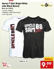 Herren T-Shirt Bright White von Uncle Sam im aktuellen Netto Marken-Discount Prospekt