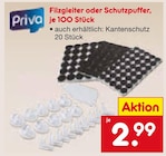 Filzgleiter oder Schutzpuffer von Priva für 2,99 € bei Netto Marken-Discount im Angebot Filzgleiter oder Schutzpuffer von Priva im aktuellen Netto Marken-Discount Prospekt