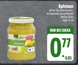 Apfelmus im Angebot bei EDEKA in Kaufbeuren Apfelmus Angebote von Edeka Bio bei EDEKA Kaufbeuren für 0,77 €