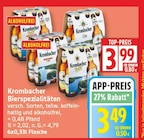Bierspezialitäten von Krombacher im aktuellen EDEKA Prospekt