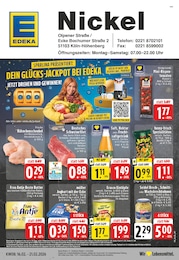 EDEKA Prospekt "Aktuelle Angebote" für Köln, 26 Seiten, 16.02.2026 - 21.02.2026