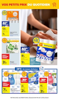 Promotion Mouchoirs dans le prospectus Carrefour, valable du 28/07/2026 au 10/08/2026 Promo Mouchoirs dans le catalogue Carrefour du moment à la page 23