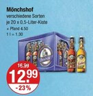 Mönchshof von Mönchshof im aktuellen V-Markt Prospekt für 12,99 €