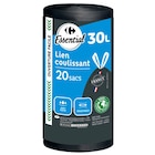 20 sacs poubelle 30L - CARREFOUR en promo chez Carrefour Nice à 2,09 €