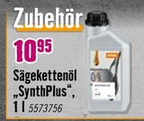 Sägekettenöl „SynthPlus“ von  im aktuellen Hornbach Prospekt für 10,95 €