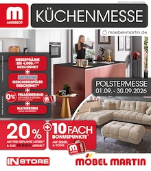 Möbel Martin Prospekt für Worms mit 24 Seiten Möbel Martin Prospekt "KÜCHENMESSE" für Worms, 24 Seiten, 01.09.2026 - 30.09.2026